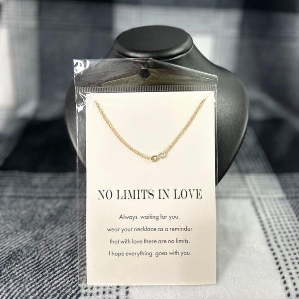 No Limits in Love Necklace - Gold