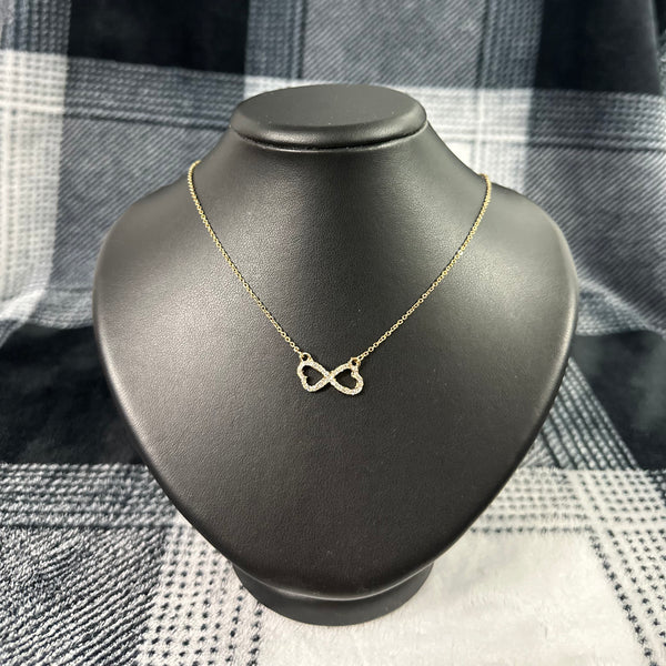 Luna Glow Necklace - Gold Infinity